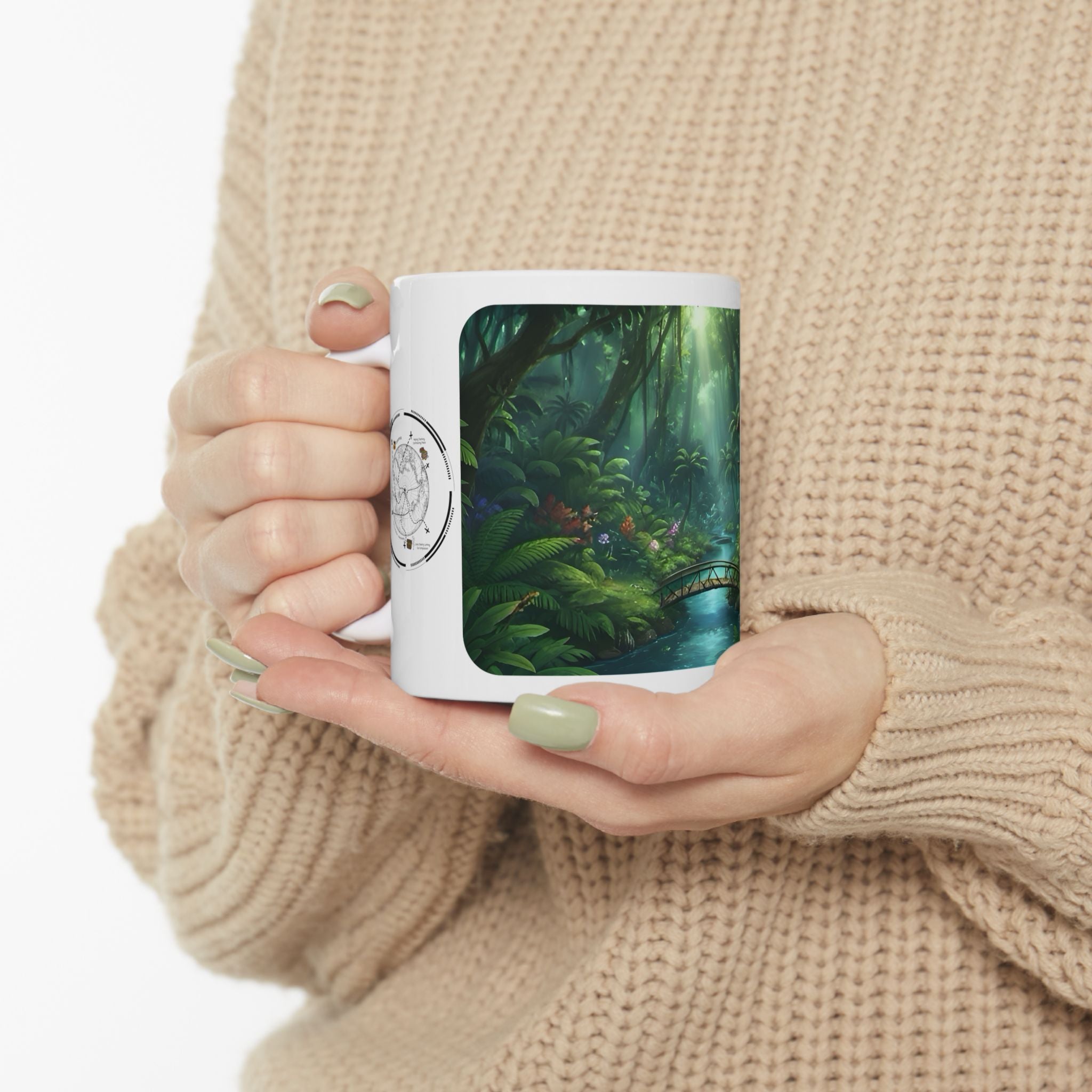 Cozy Architecture & Dreamy Landscapes #34 White Ceramic Mug – Homes Home Sweet Home Cup (11oz/15oz)