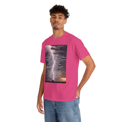 Lightning Style He is Risen Unisex Heavy Cotton Tee