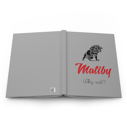 Matiby Hardcover Journal Matte Light Grey