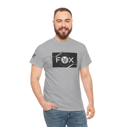 Silver Fox Scissors Unisex Heavy Cotton Tee