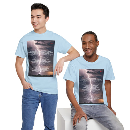 Lightning Style He is Risen Unisex Heavy Cotton Tee