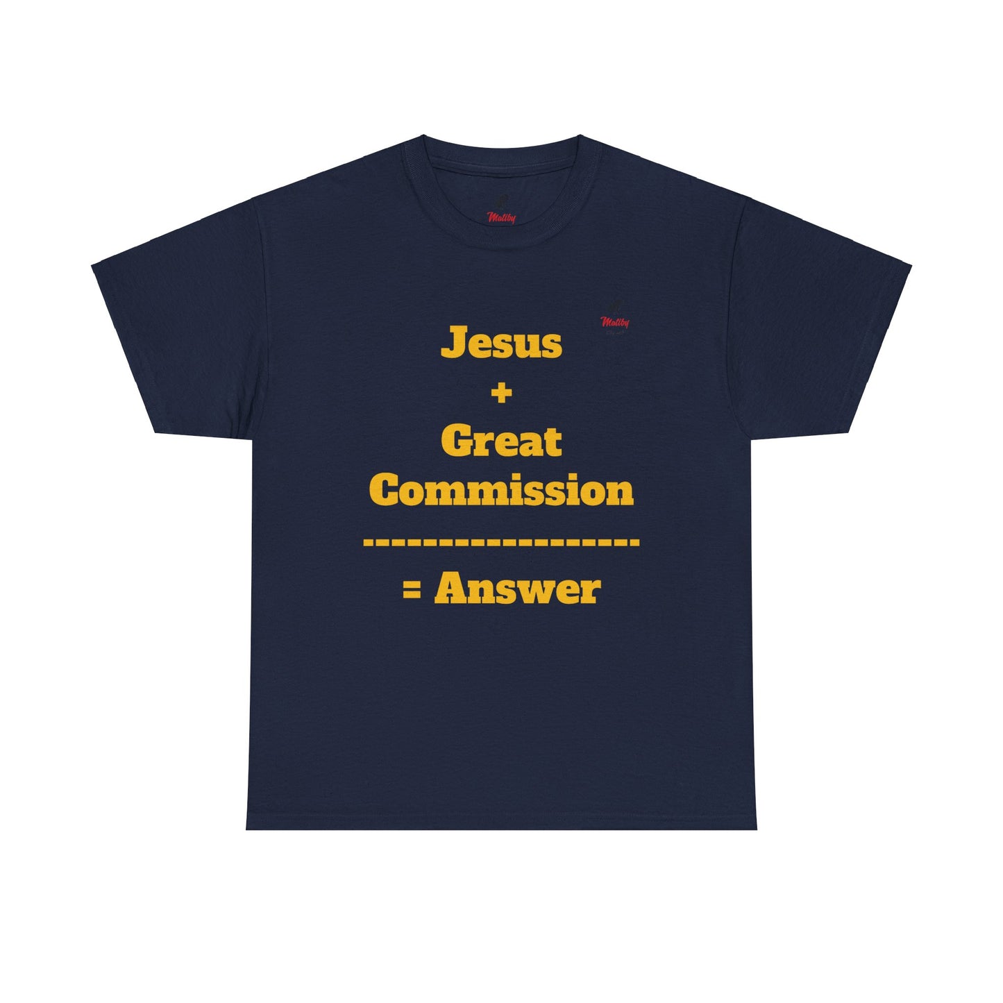 Jesus+Great Commission Unisex Heavy Cotton Tee