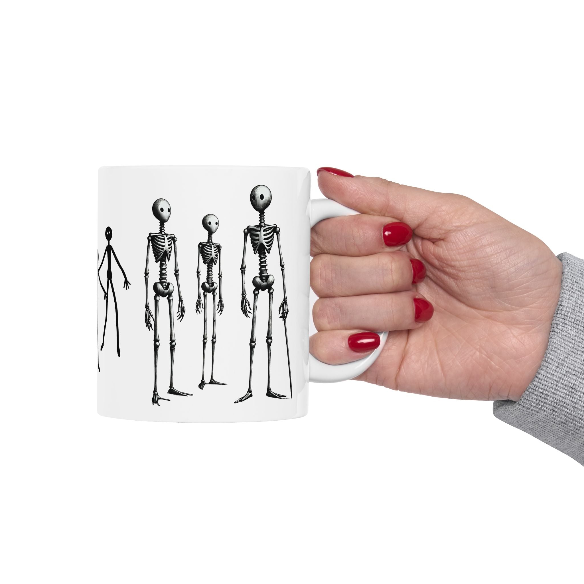 The Stick-To-It Species #14 White Ceramic Mug – Anatomy of Optimism Cup 11oz/15oz