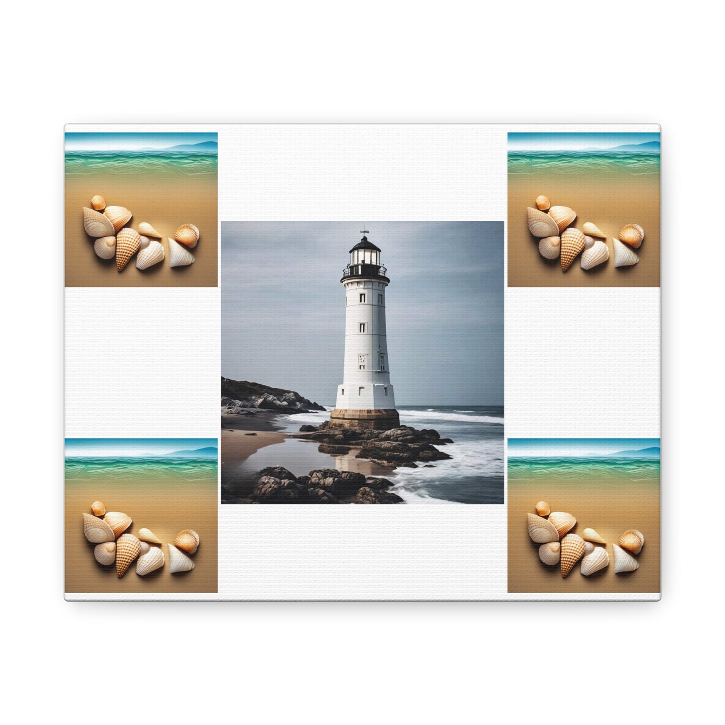 Lighthouse White Canvas Gallery Wraps