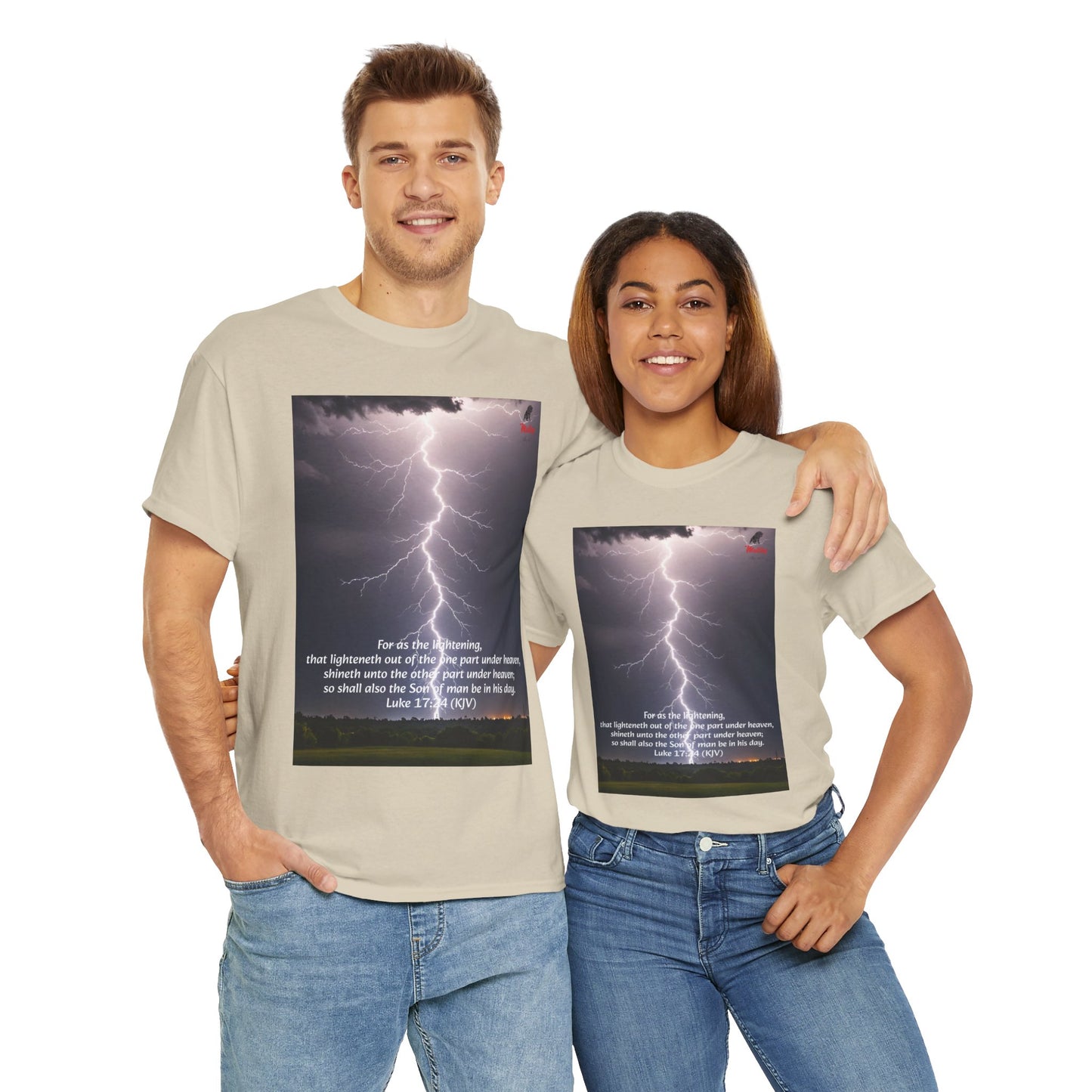 Lightning Style Son of man Unisex Heavy Cotton Tee