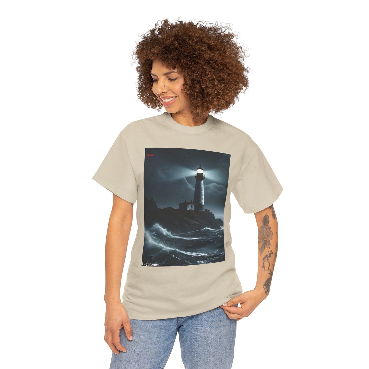 Lighthouse Unisex Heavy Cotton Tee