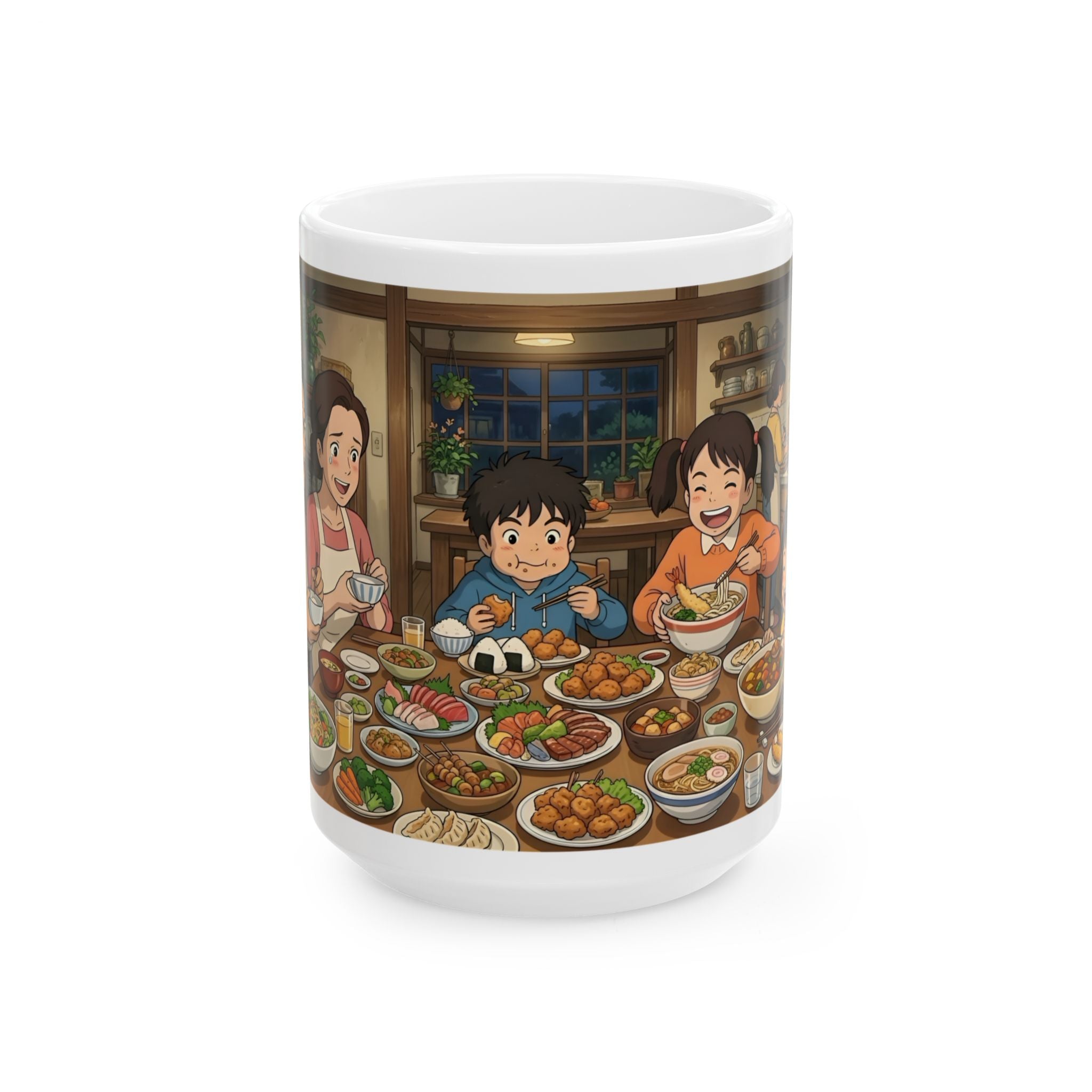 Family & Friends #9 Forever White Ceramic Mug — Cozy Feast Cup (11oz/15oz)