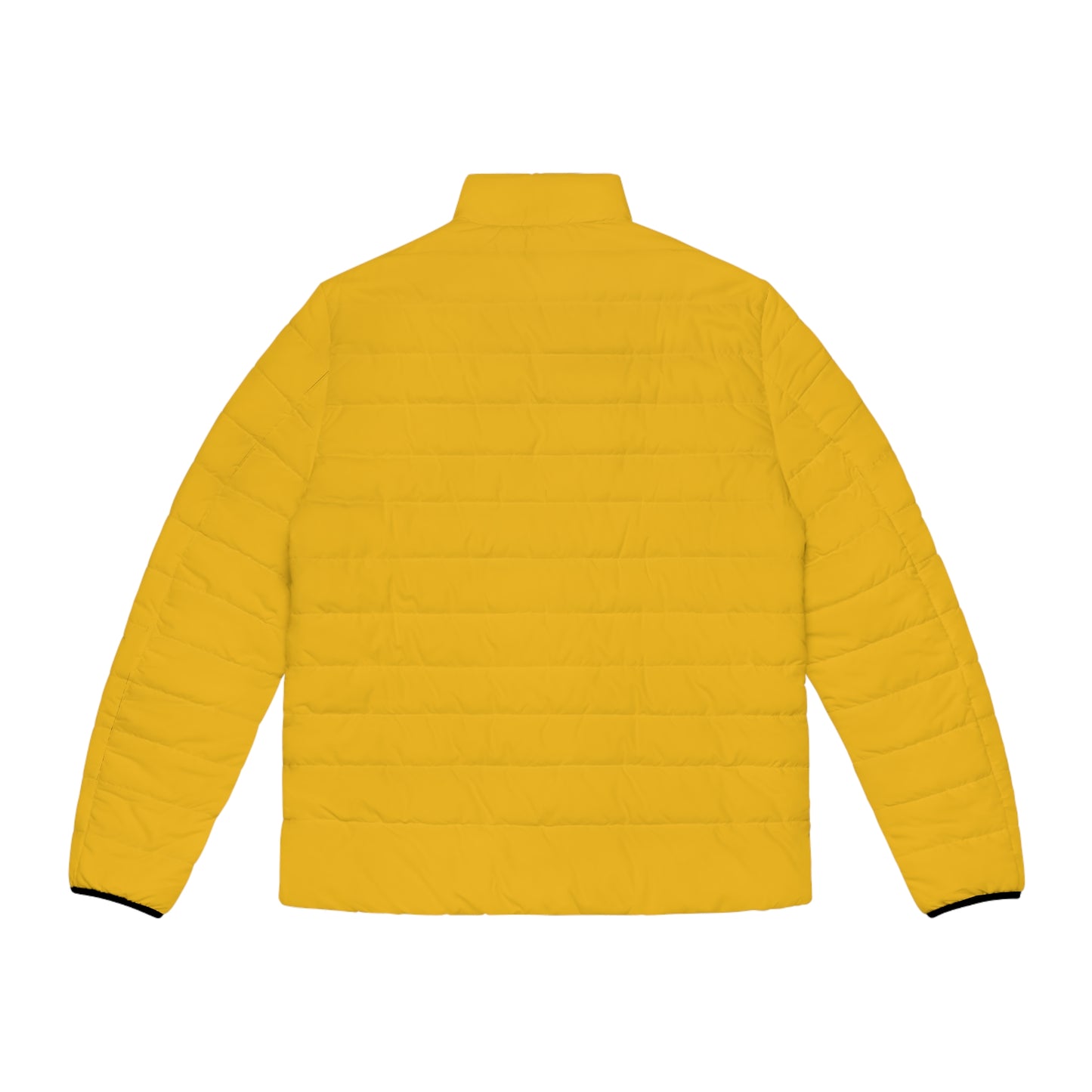 Men's Yellow Puffer Jacket (AOP)