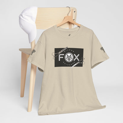 Silver Fox Scissors Unisex Heavy Cotton Tee