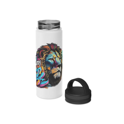 Matiby Matiffi Stainless Steel Water Bottle, Handle Lid