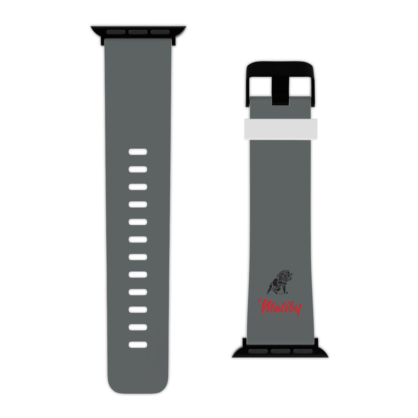 Matiby Dark Grey Watch Band for Apple Watch