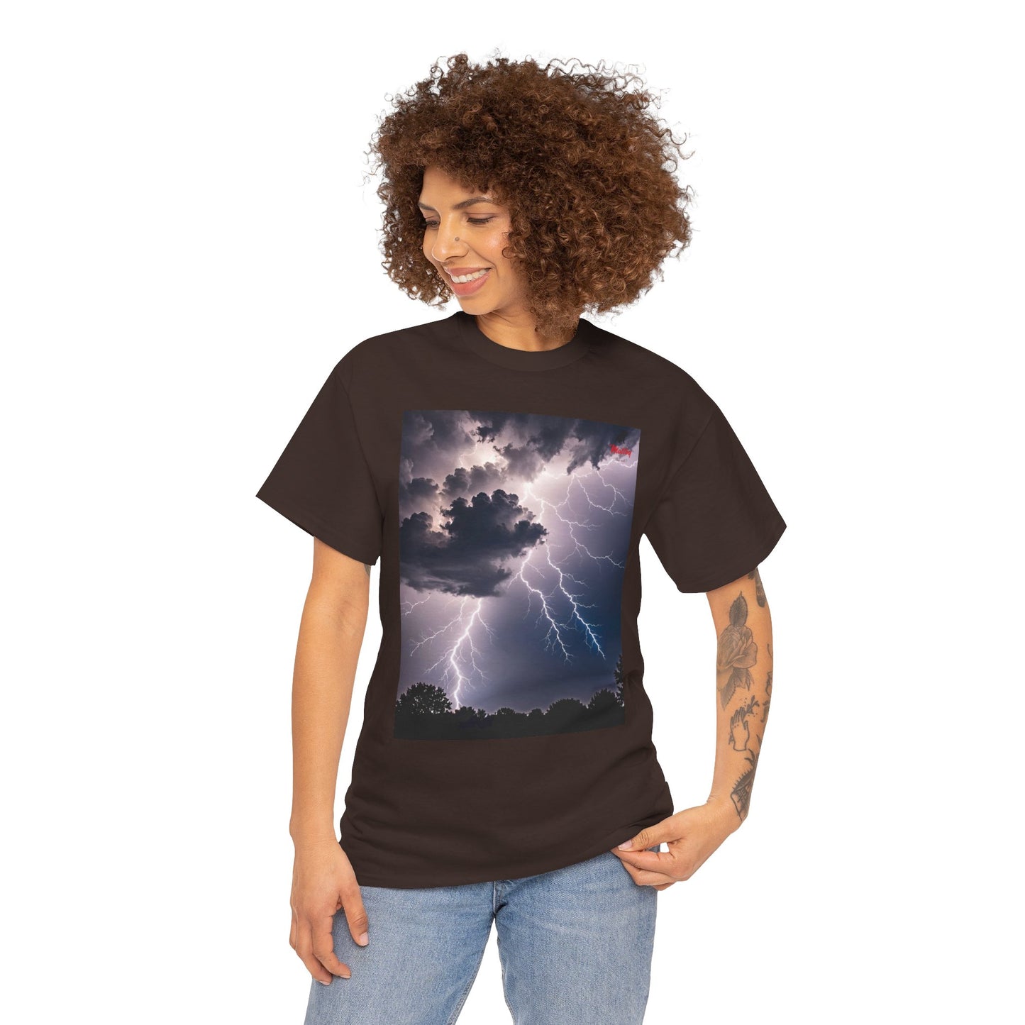 Lightning Style Unisex Heavy Cotton Tee