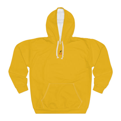 Yellow Unisex Pullover Hoodie (AOP)