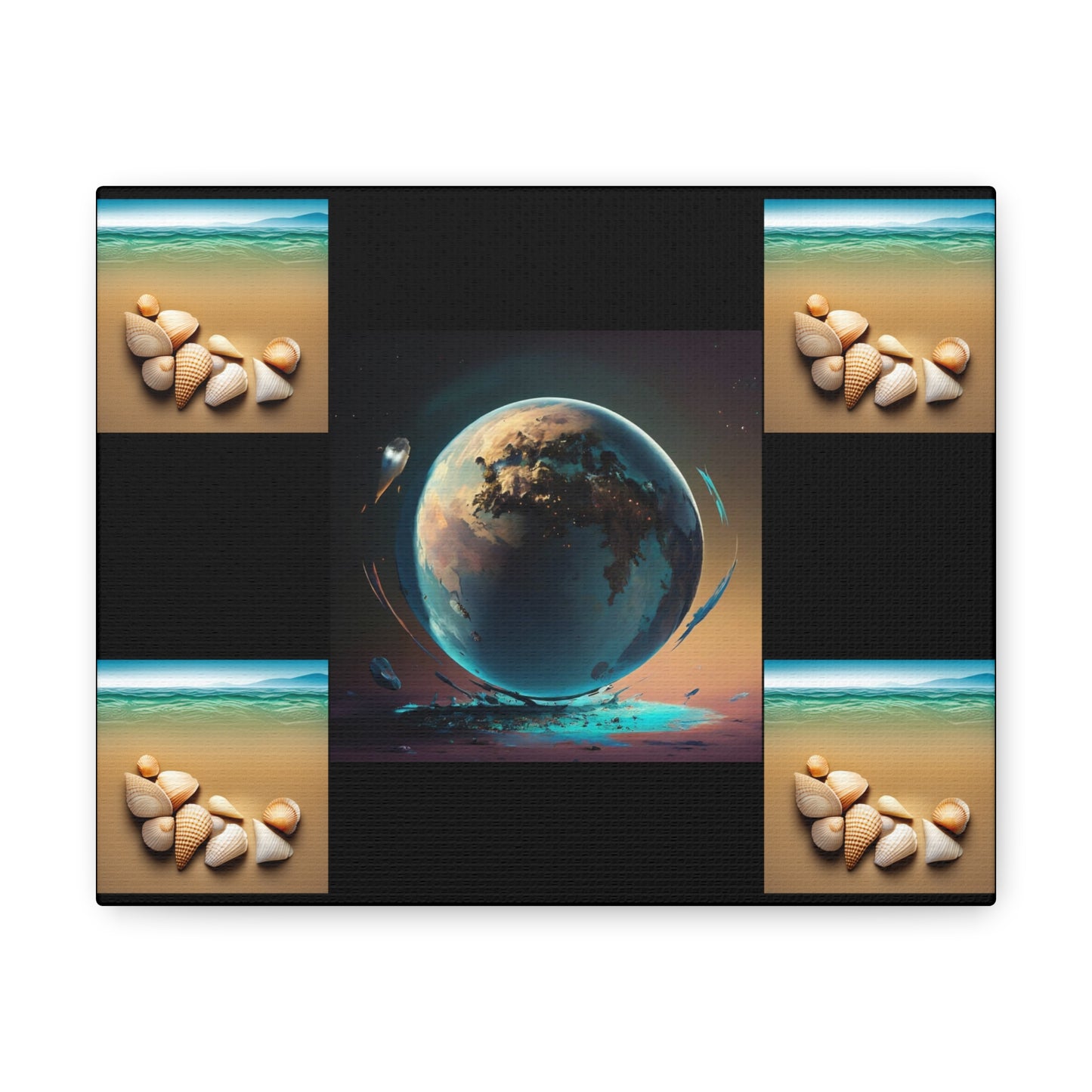 Matiby Worlds Black Canvas Gallery Wraps