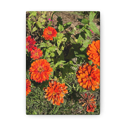 Matiby "Reals" Red Flowers Canvas Gallery Wraps