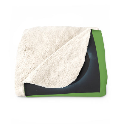 Matiby MEK Green Sherpa Fleece Blanket