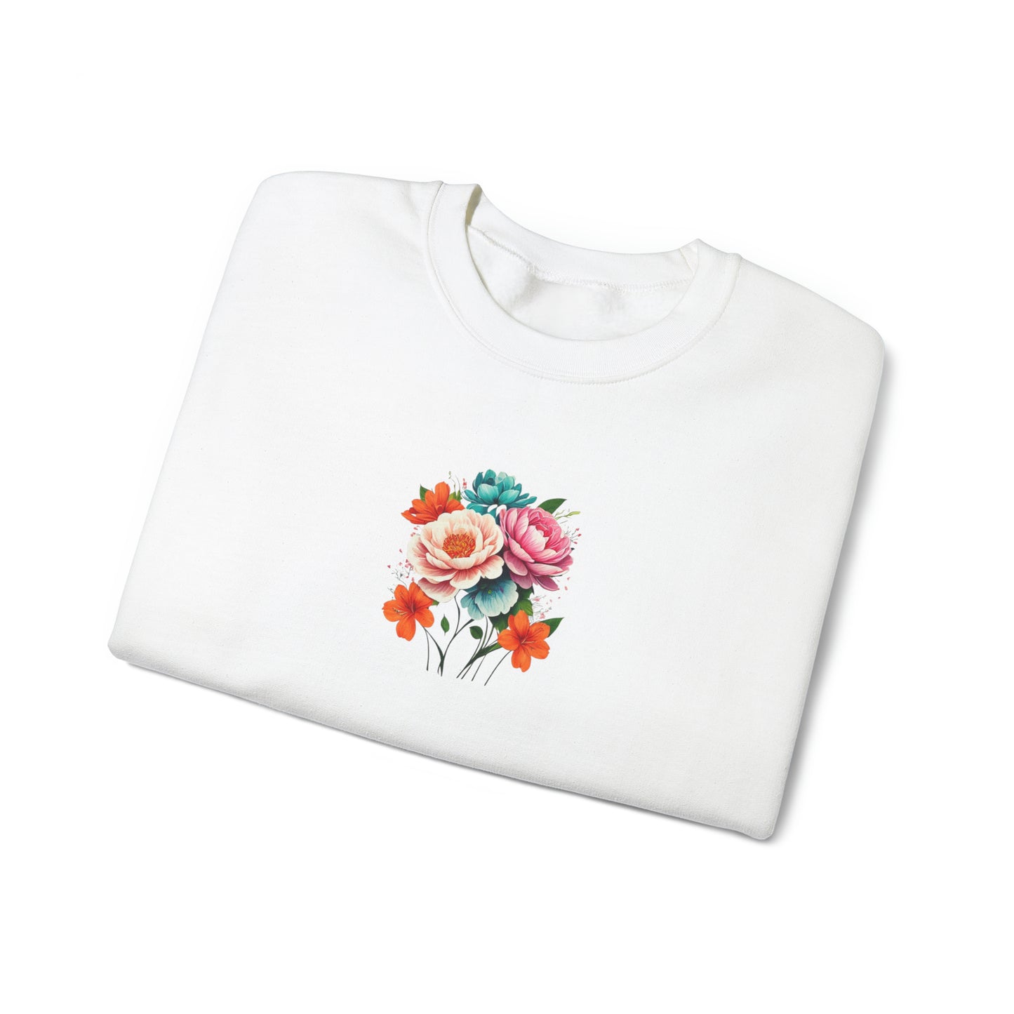 Matiby Flower Unisex Heavy Blend™ Crewneck Sweatshirt