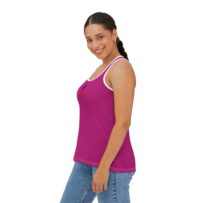 Women's Pink Tank Top (AOP)