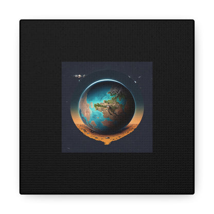 Matiby Worlds Black Canvas Gallery Wraps