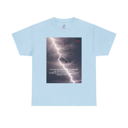 Lightning Style East West Unisex Heavy Cotton Tee