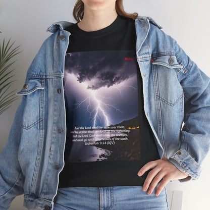 Lightning Style God's Arrow Unisex Heavy Cotton Tee