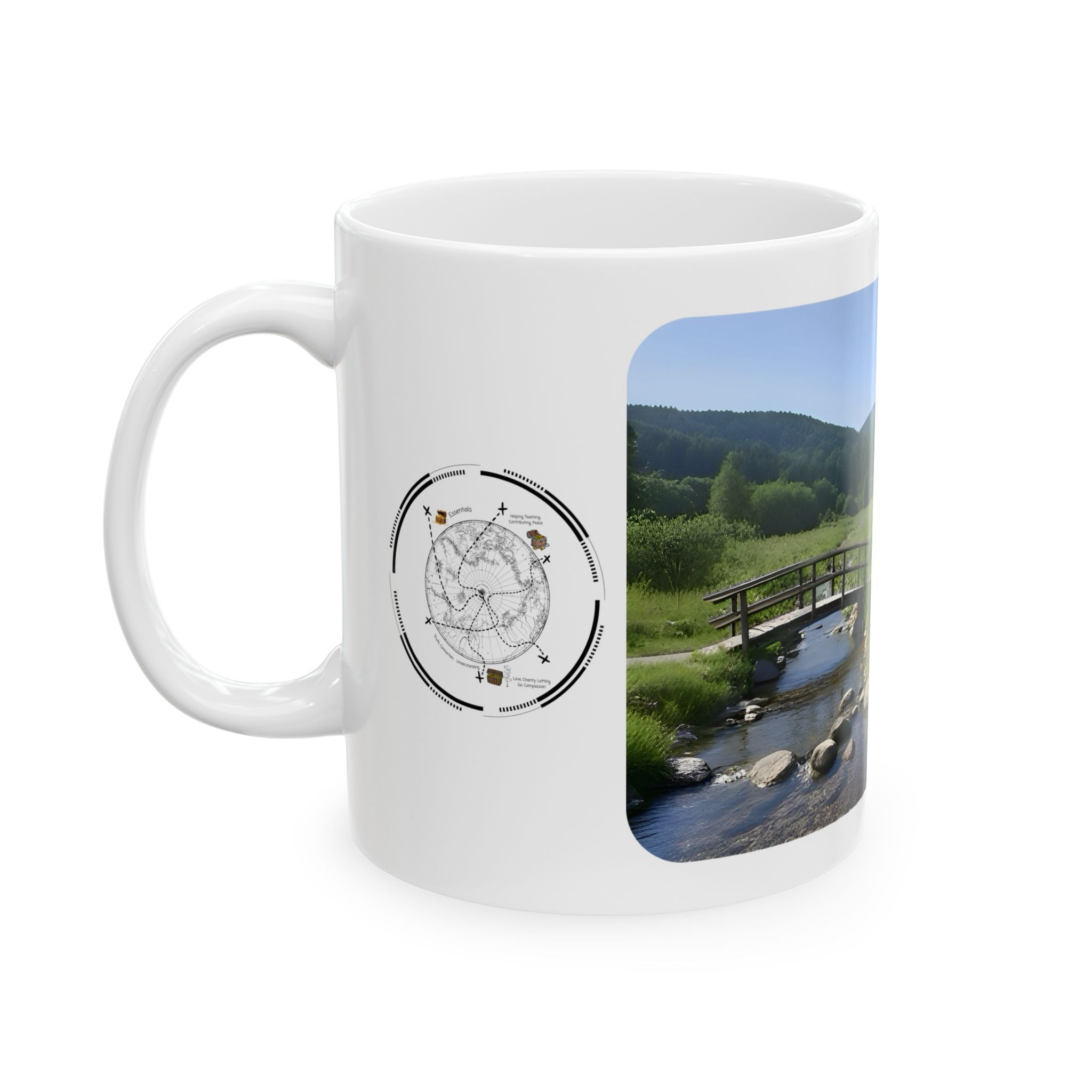 Cozy Architecture & Dreamy Landscapes #24 White Ceramic Mug – Homes Home Sweet Home Cup (11oz/15oz)