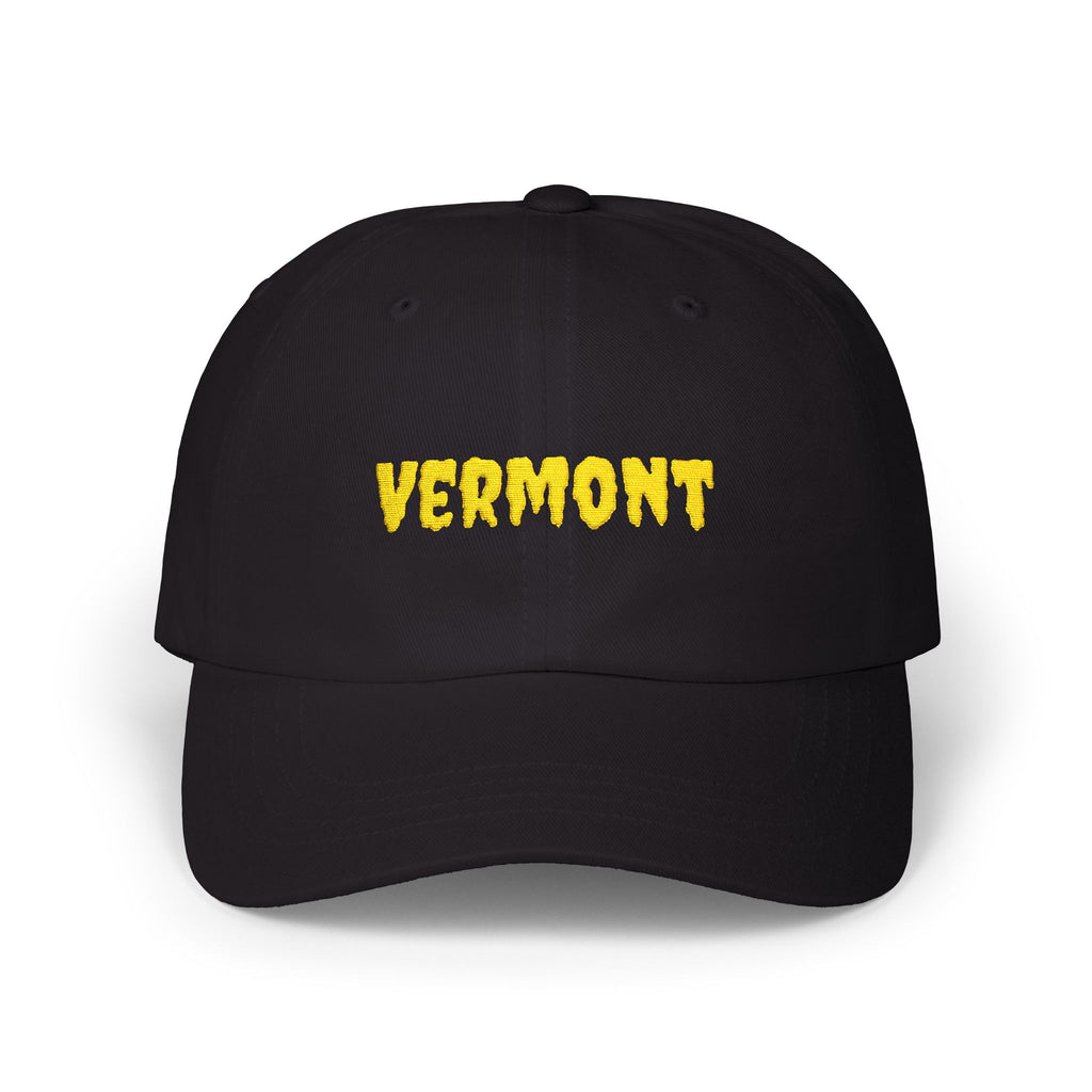 Vermont United States of America Gold Embroidered Classic Dad Cap | VT 14th USA Baseball Hat