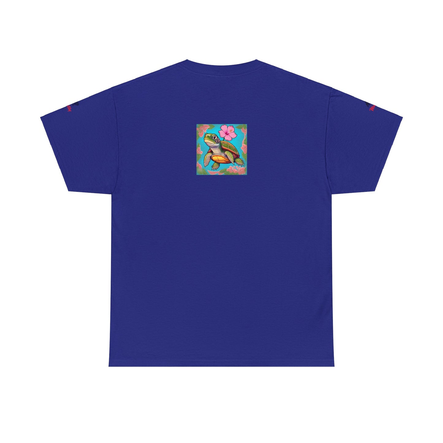 Turtle Flower Unisex Heavy Cotton Tee