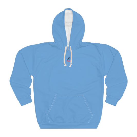 Matiby Light Blue Unisex Pullover Hoodie (AOP)