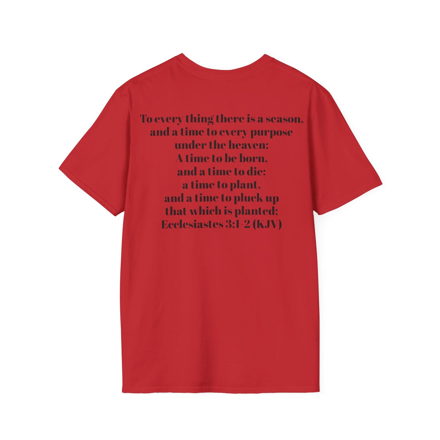 Bible Speaks Ecclesiastes 1:1-2 Unisex Softstyle T-Shirt