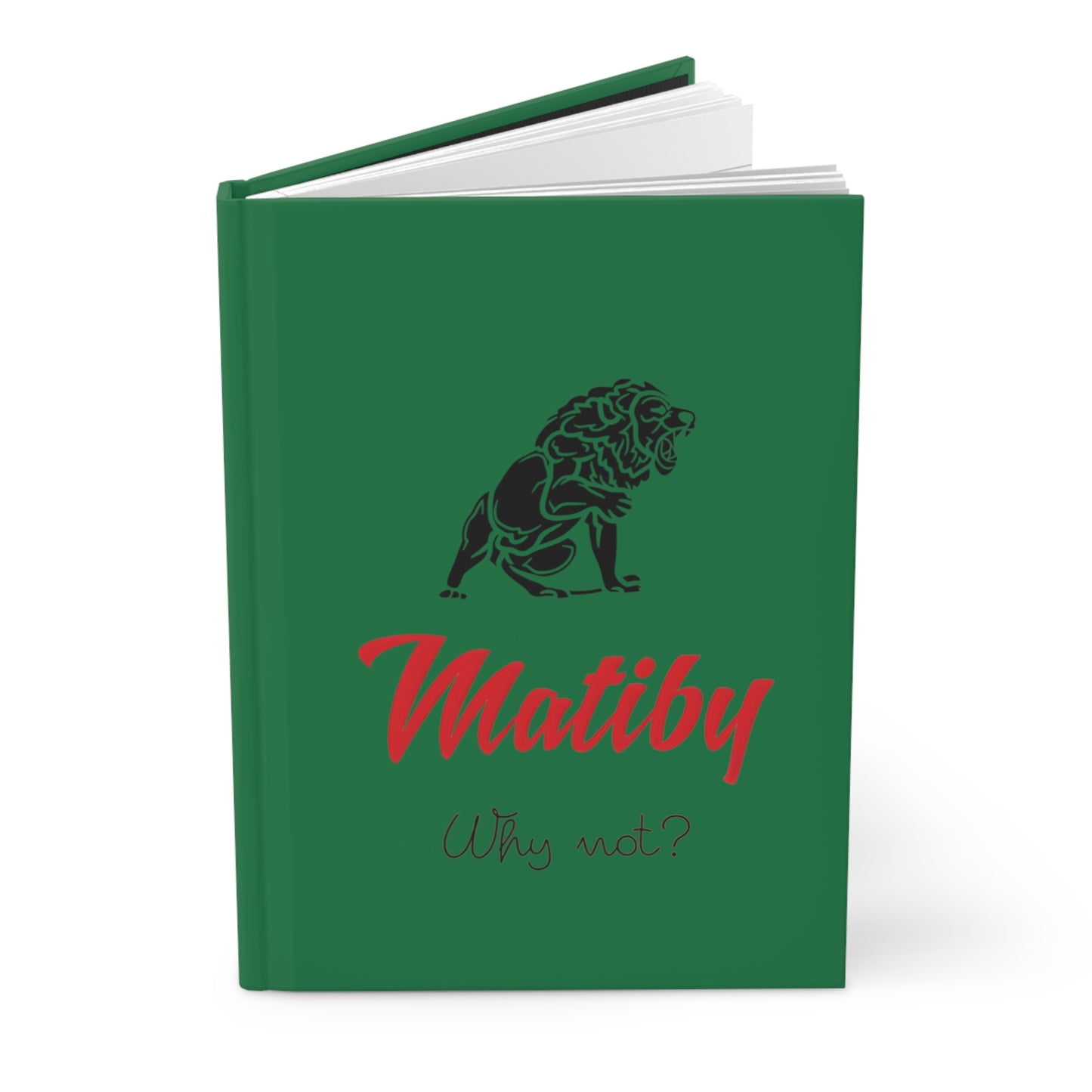 Matiby Hardcover Journal Matte Dark Green