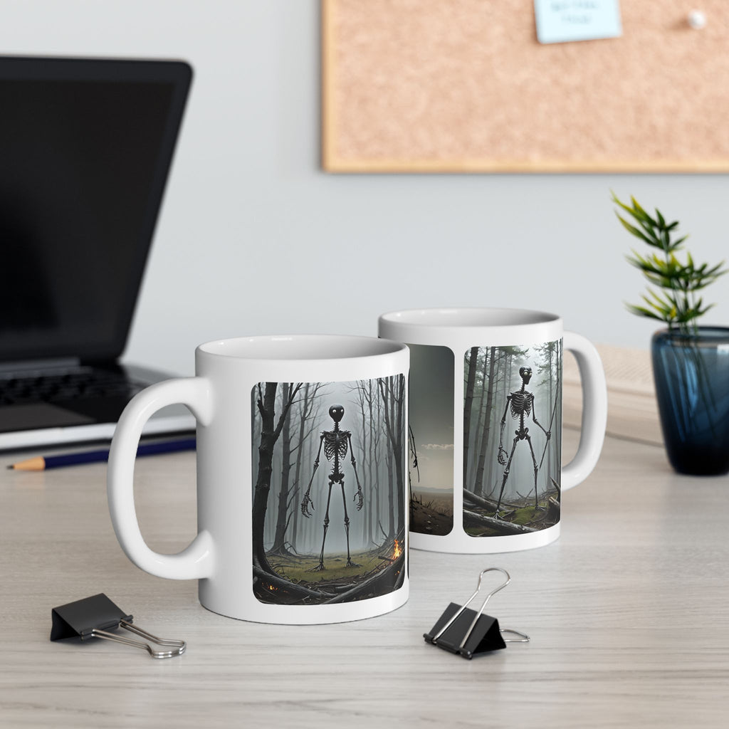The Stick-To-It Species #3 White Ceramic Mug – Anatomy of Optimism Cup 11oz/15oz