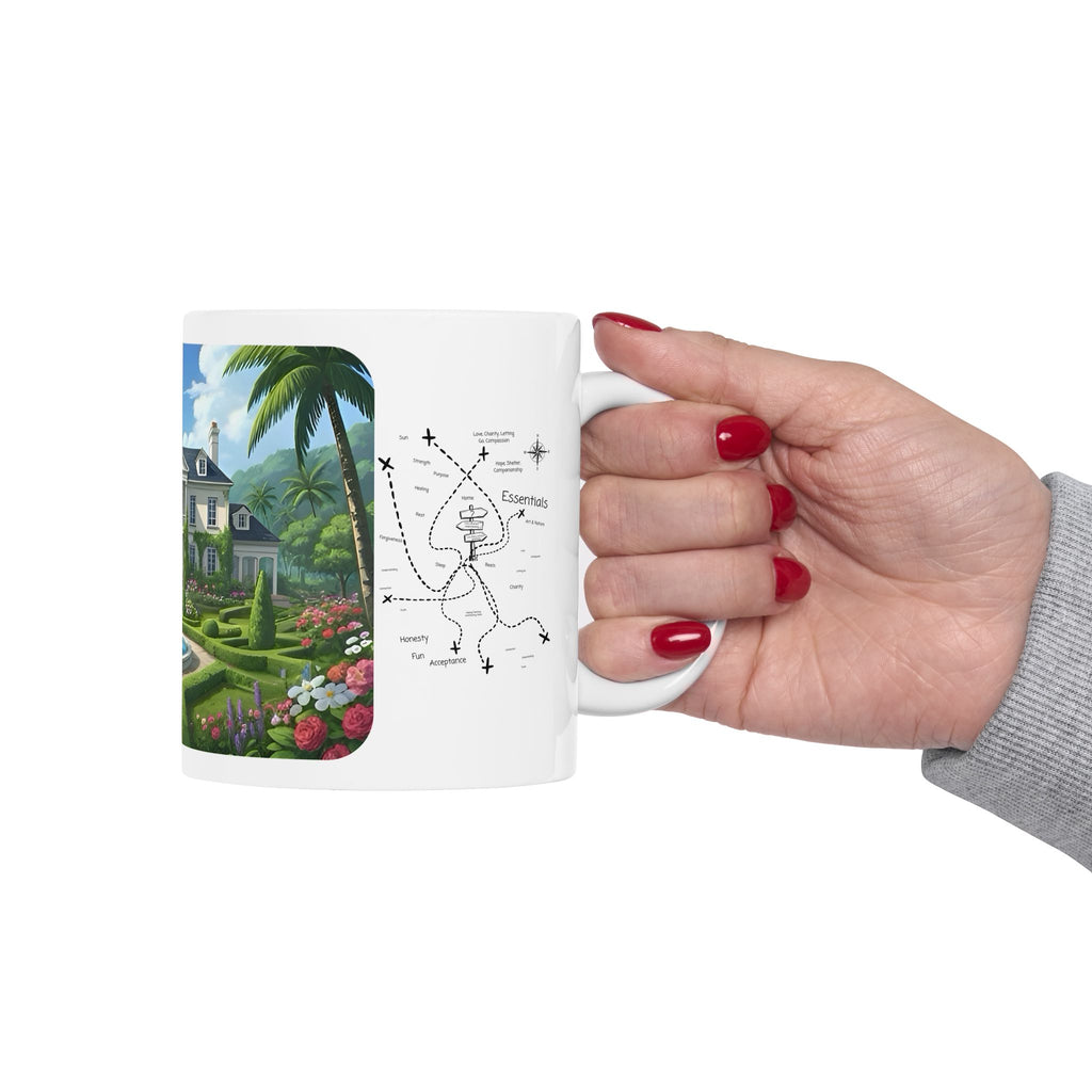 Cozy Architecture & Dreamy Landscapes #43 White Ceramic Mug – Homes Home Sweet Home Cup (11oz/15oz)