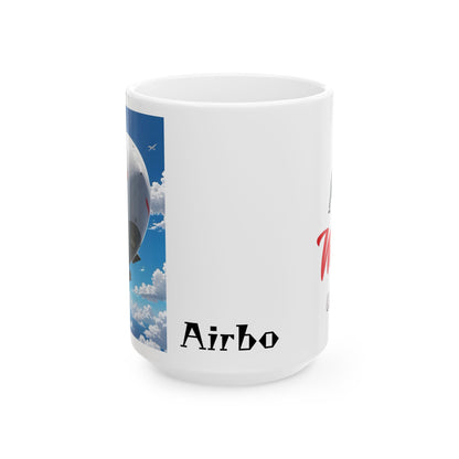 Matiby Airbo Ceramic Mug, (11oz, 15oz)