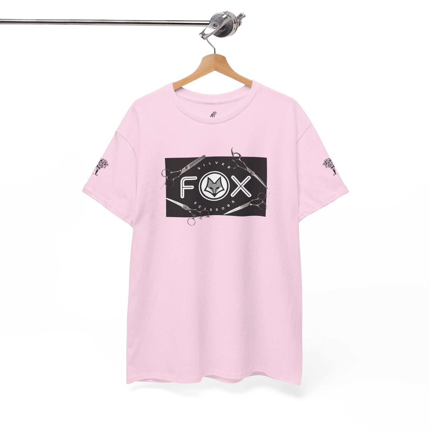 Silver Fox Scissors Unisex Heavy Cotton Tee