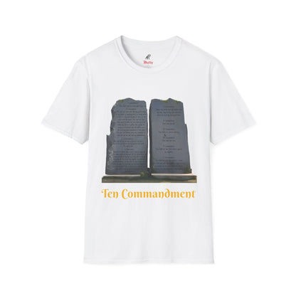 Bible Speaks Ten Commandments Unisex Softstyle T-Shirt