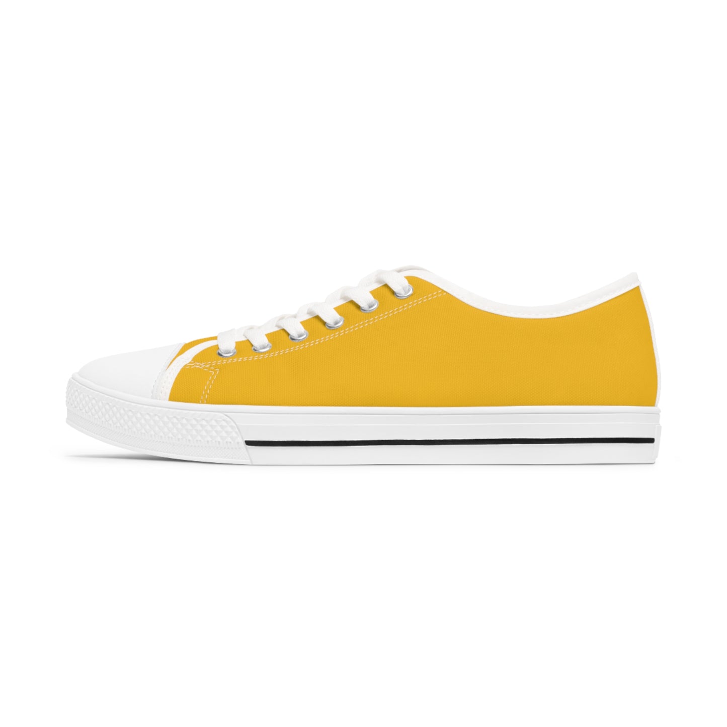 Women's Yellow Low Top Sneakers