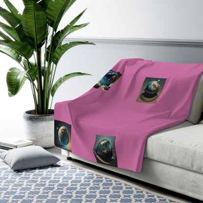 Matiby MEK Pink Fleece Blanket