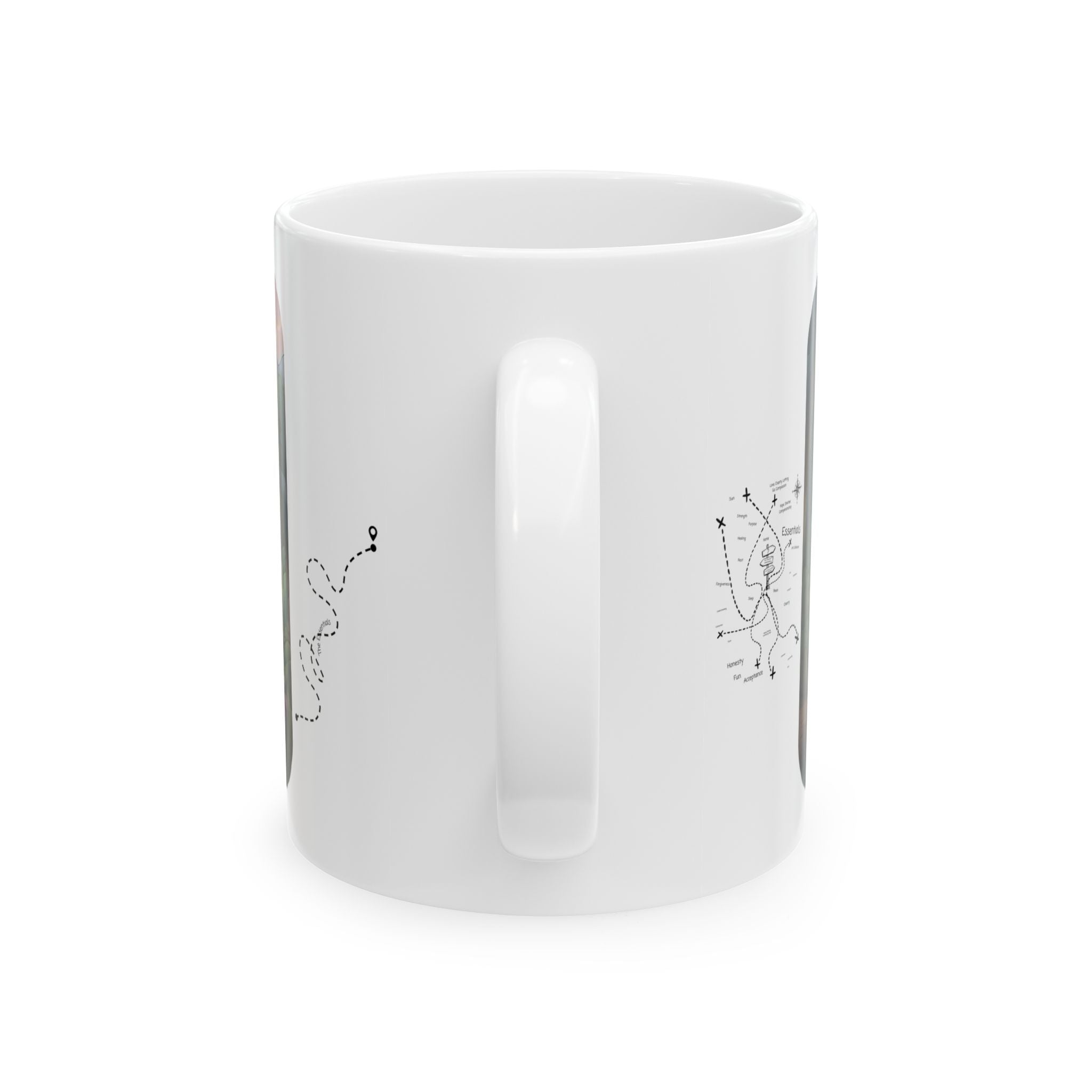 Adventure 4x4 Trucks #56, Off-Road Cross Country Haulers White Ceramic Mug — Find Your Path To The Essentials Cup (11oz & 15oz)