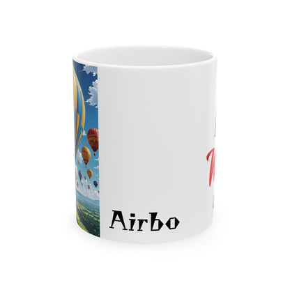 Matiby Airbo Ceramic Mug, (11oz, 15oz)