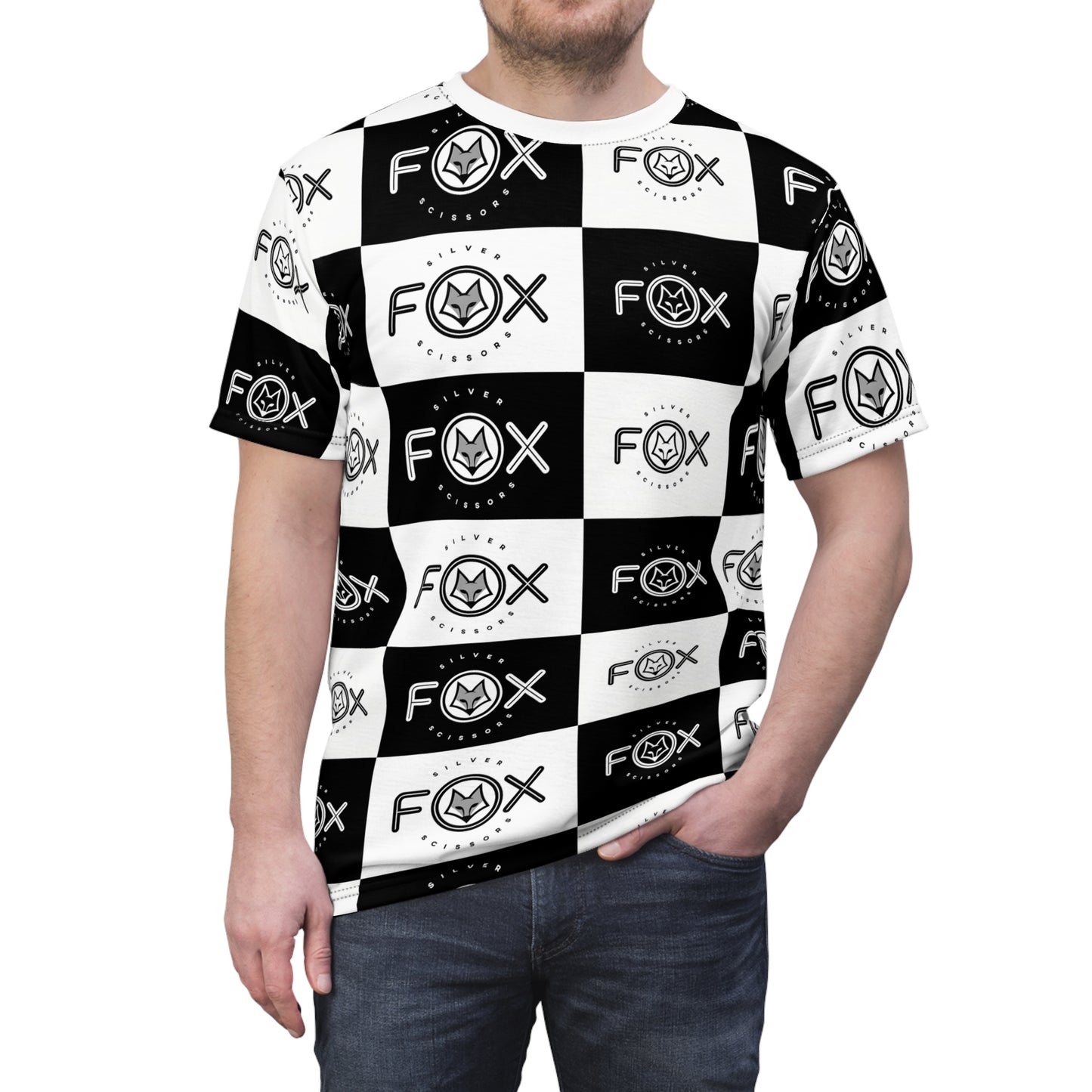 Silver Fox Unisex Cut & Sew Tee (AOP)