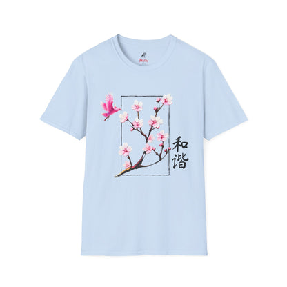 Japanese Cherry Blossom Unisex Softstyle T-Shirt