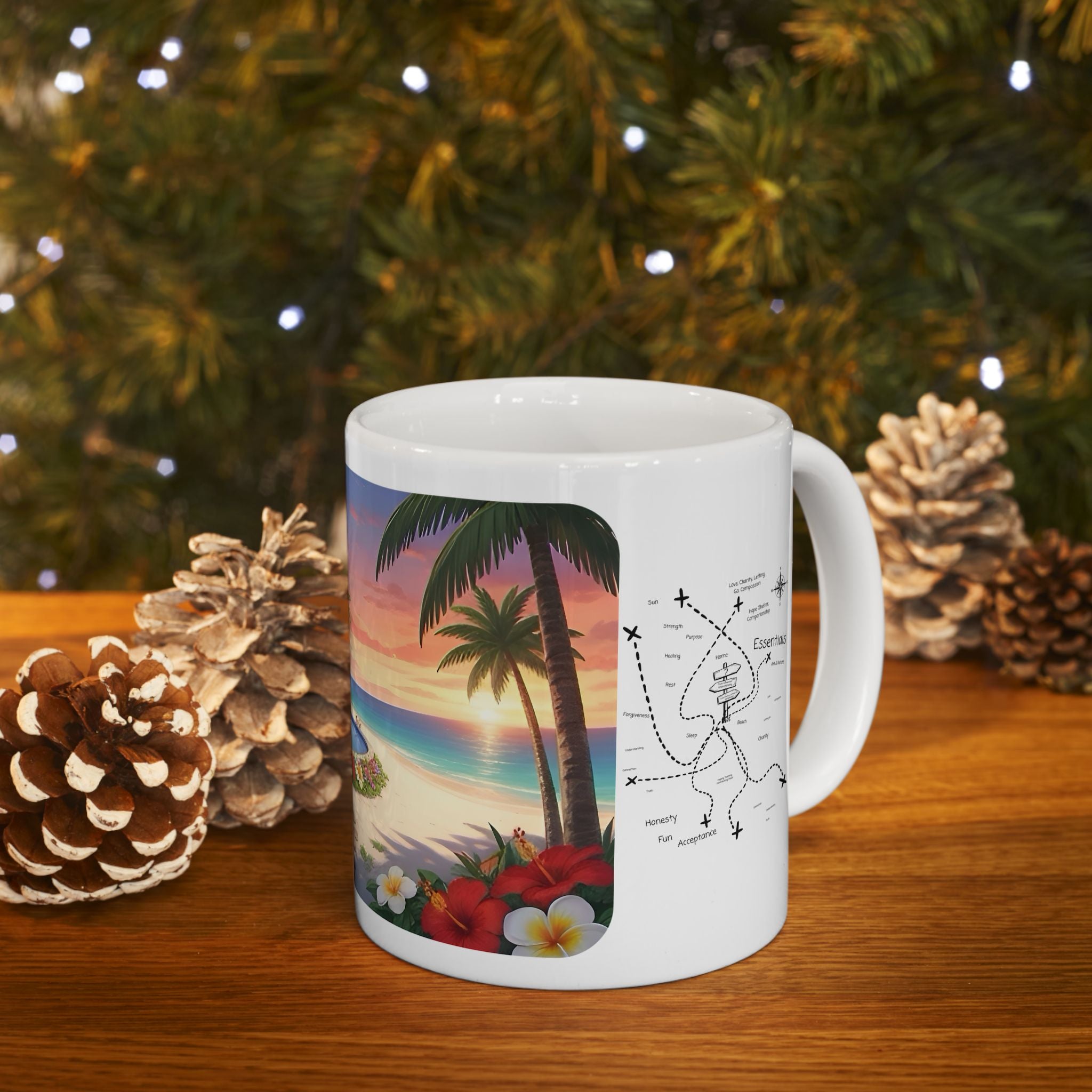 Cozy Architecture & Dreamy Landscapes #41 White Ceramic Mug – Homes Home Sweet Home Cup (11oz/15oz)