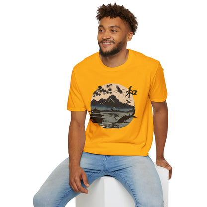 Japanese Landscape Unisex Softstyle T-Shirt