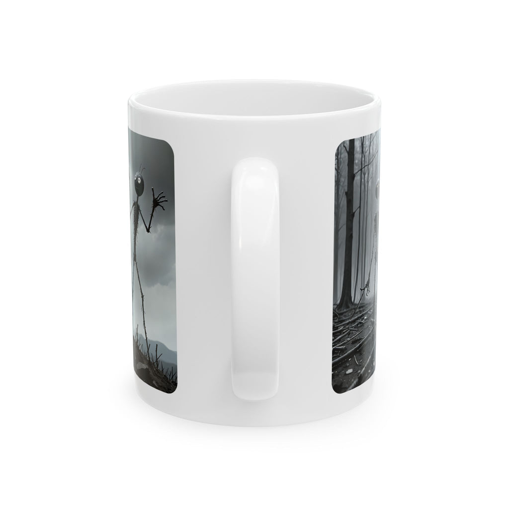 The Stick-To-It Species #4 White Ceramic Mug – Anatomy of Optimism Cup 11oz/15oz