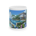Cozy Architecture & Dreamy Landscapes #42 White Ceramic Mug – Homes Home Sweet Home Cup (11oz/15oz)