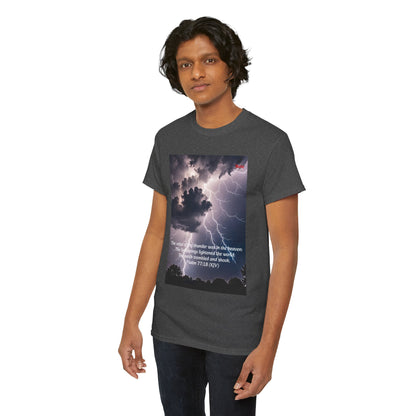 Lightning Style Thunder Unisex Heavy Cotton Tee