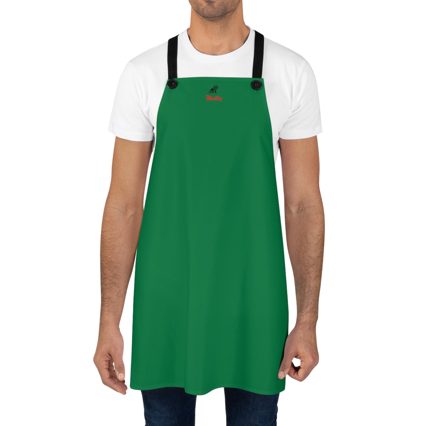 Matiby Dark Green Apron (AOP)