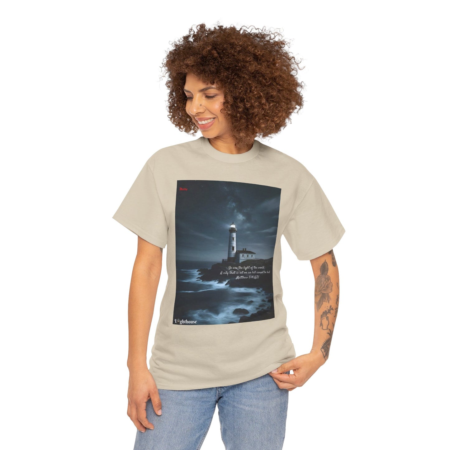 Lighthouse Unisex Heavy Cotton Tee