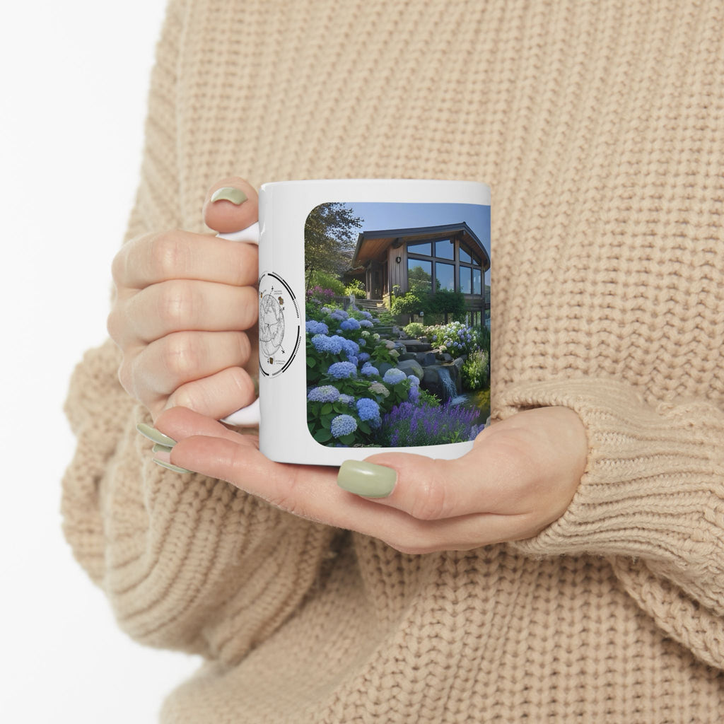 Cozy Architecture & Dreamy Landscapes #8 White Ceramic Mug – Homes Home Sweet Home Cup (11oz/15oz)